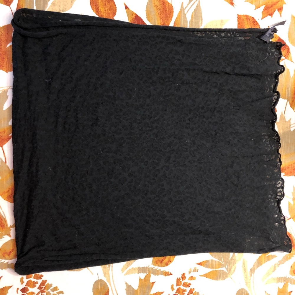 Black Long Scarf